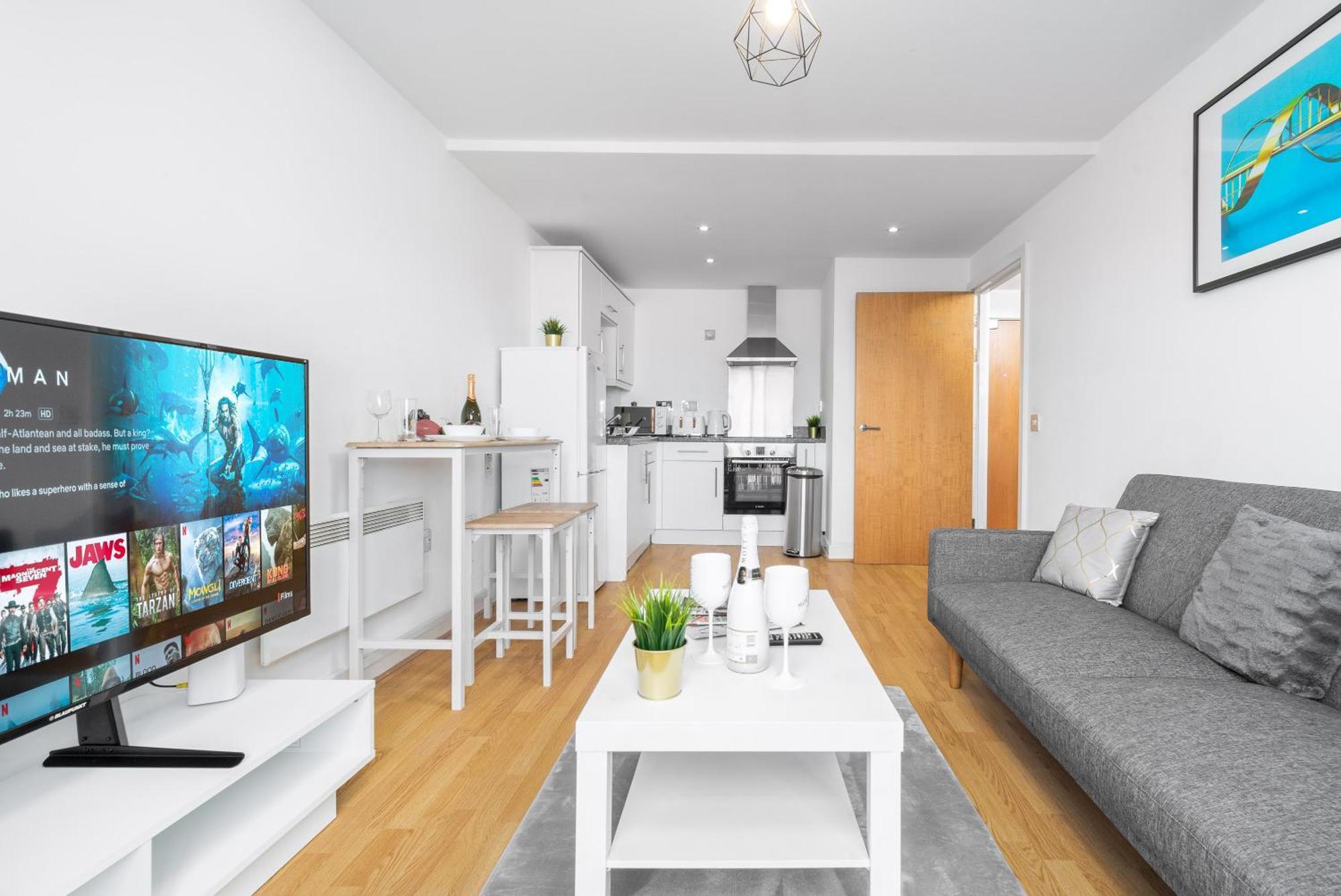 City Centre Apartment - Juliette Balcony - Fast Wifi 19A Бирмингем Экстерьер фото